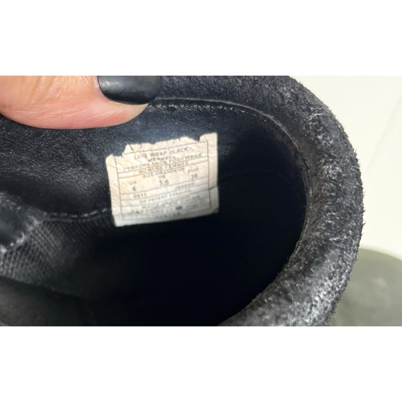 Merrell Luxe Wrap Black Studded Leather Mules Clogs Comfort Shoes Size 36 US 6 - Picture 11 of 11